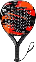Padel Racket Carbon Fiber Surface with EVA Memory Flex Foam Core Lightweight Padel Racquet