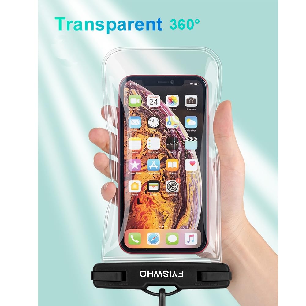 FYISWHO Wodoszczelne etui na telefon komórkowy, przezroczyste, podwodne etui na telefon komórkowy do Poco x3 x4 x5 F5 F4 F3 F2 f1 M5 M5s M4 M3 4 G 5 g, wodoodporne etui do Xiaomi Redmi Note 10, 10s,