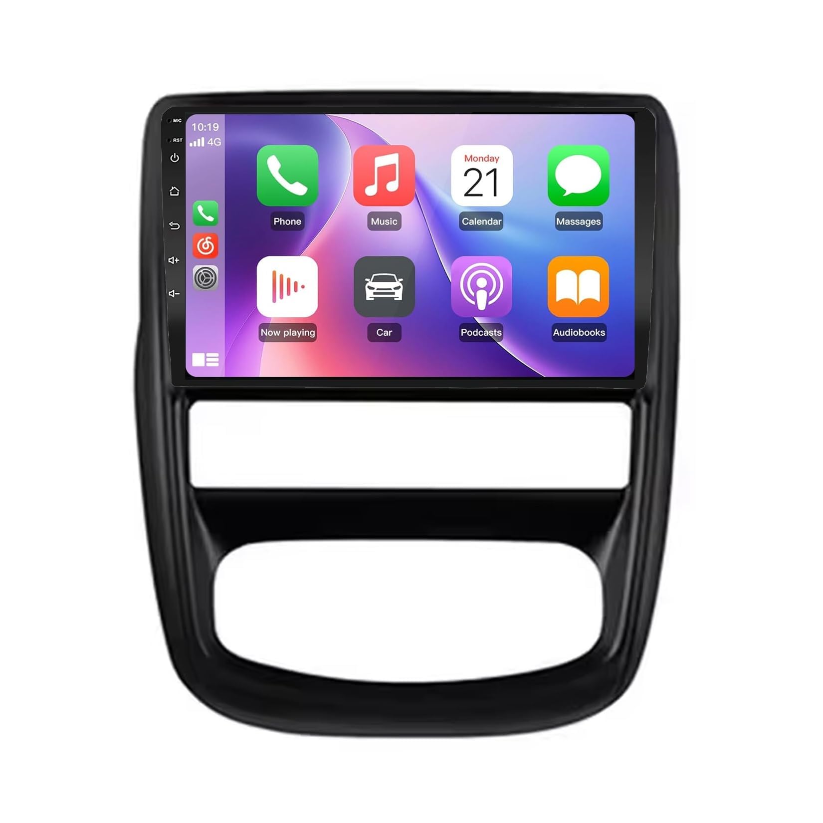 BCBSYCJP Car Radio with Wireless CarPlay Android Auto for Renault Duster 1 2010-2014 9 Inch Stereo Mirror Link Bluetooth with Android Auto Carplay Wireless WIFI FM GPS,8 Core 6G+128G