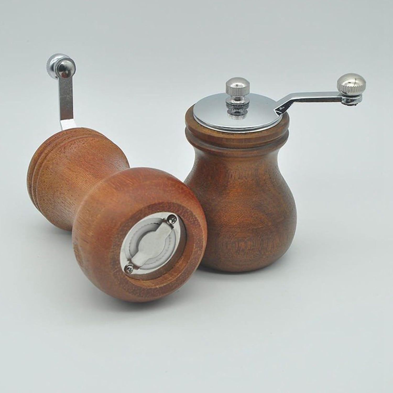 ペッパーミル ソルトミル スパイスミル 手動 スパイス 挽き 岩塩 ペパー 黒胡椒 粗細調節 調味料 容器 ソルト ミル ペッパー