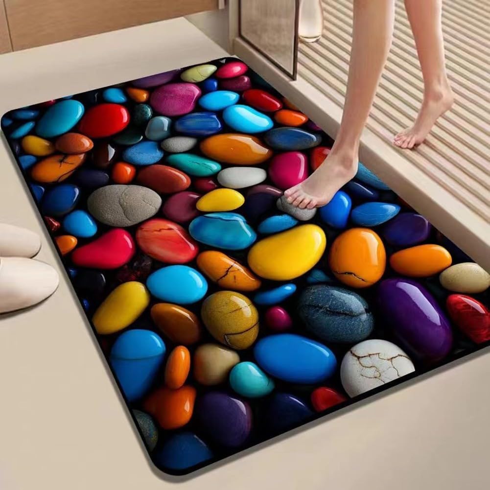Grand tapis de sol en diatomite 40 x 30 cm de haut absorbant (4