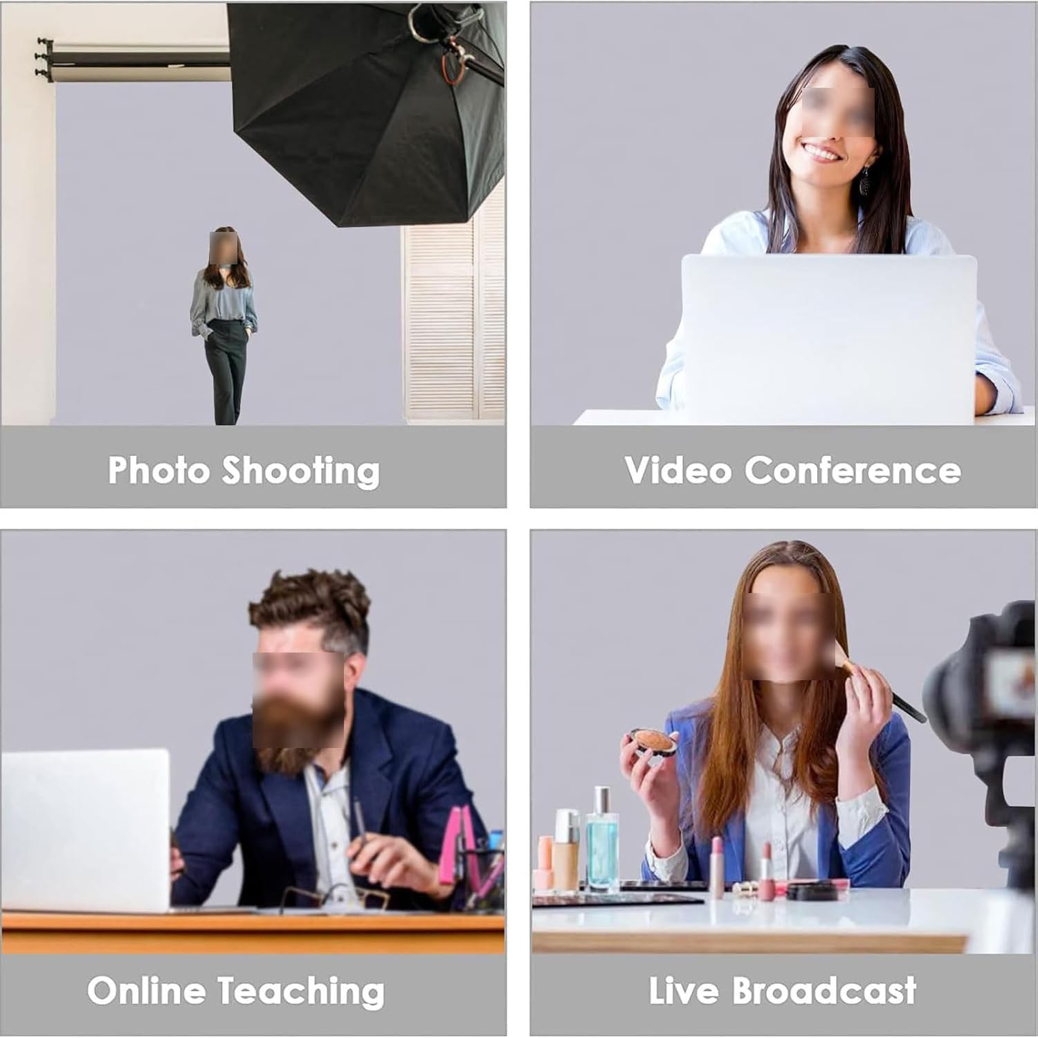 Telón de fondo de fotografía, pantalla de fondo plegable de alta densidad para grabación de video y fotografía de retratos