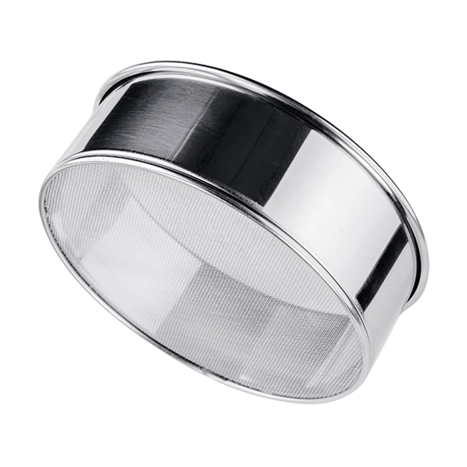 MICFENY Stainless Steel Fine Meshes Flour Sifter for Baking and Cooking Professional Round Sieve Strainer Kitchen Supplies