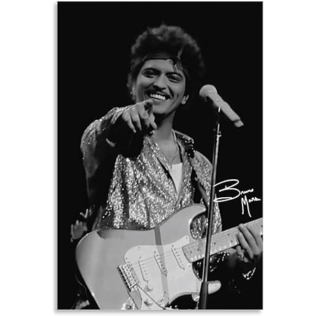 Zykaa Bruno Mars Live Concert Canvas Poster