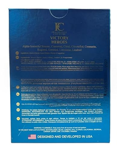 Miniatura 7 de Victory Heroes - Eau De Toilette Natural Spray para hombre, 3.4 fl oz