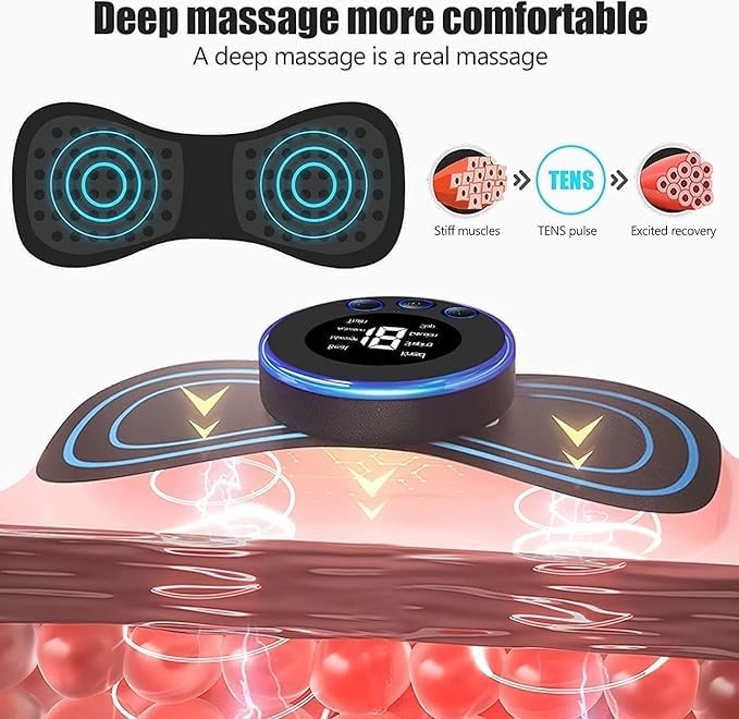 Drumstone (15-year-old warranty) Body Massage Machine for Relieving Pain, Wireless Massage Mini Massage Butterfly Shoulder Massage to Shoulder Foot Massage, Neck Massage, Mini Back Massage Massage Drumstone (15-year-old warranty) Body Massage Machine for Relieving Pain, Wireless Massage Mini Massage Butterfly Shoulder Massage to Shoulder Foot Massage, Neck Massage, Mini Back Massage Massage