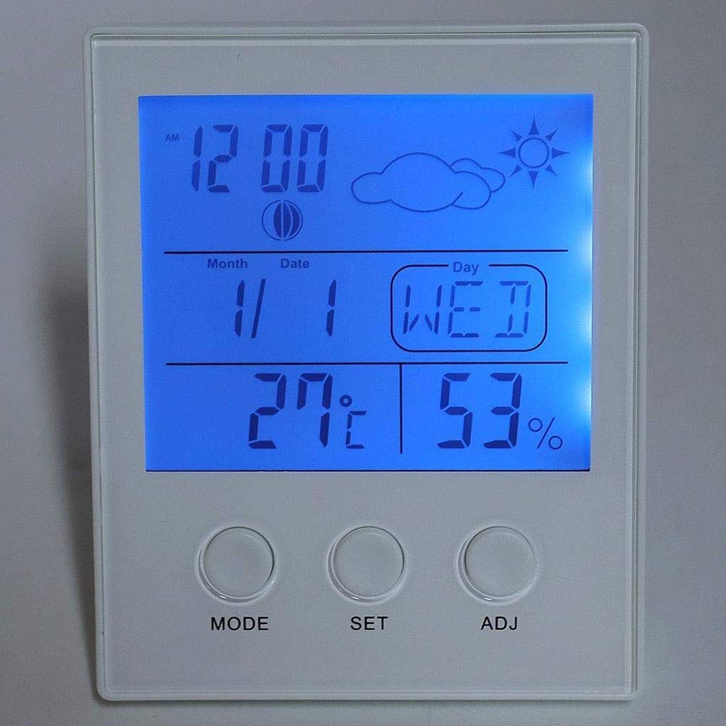 Digital Hygrometer Thermometer, Large Screen with Temperature and Humidity Meter, High Accuracy Thermometer Gauge for Home Office Greenhouse