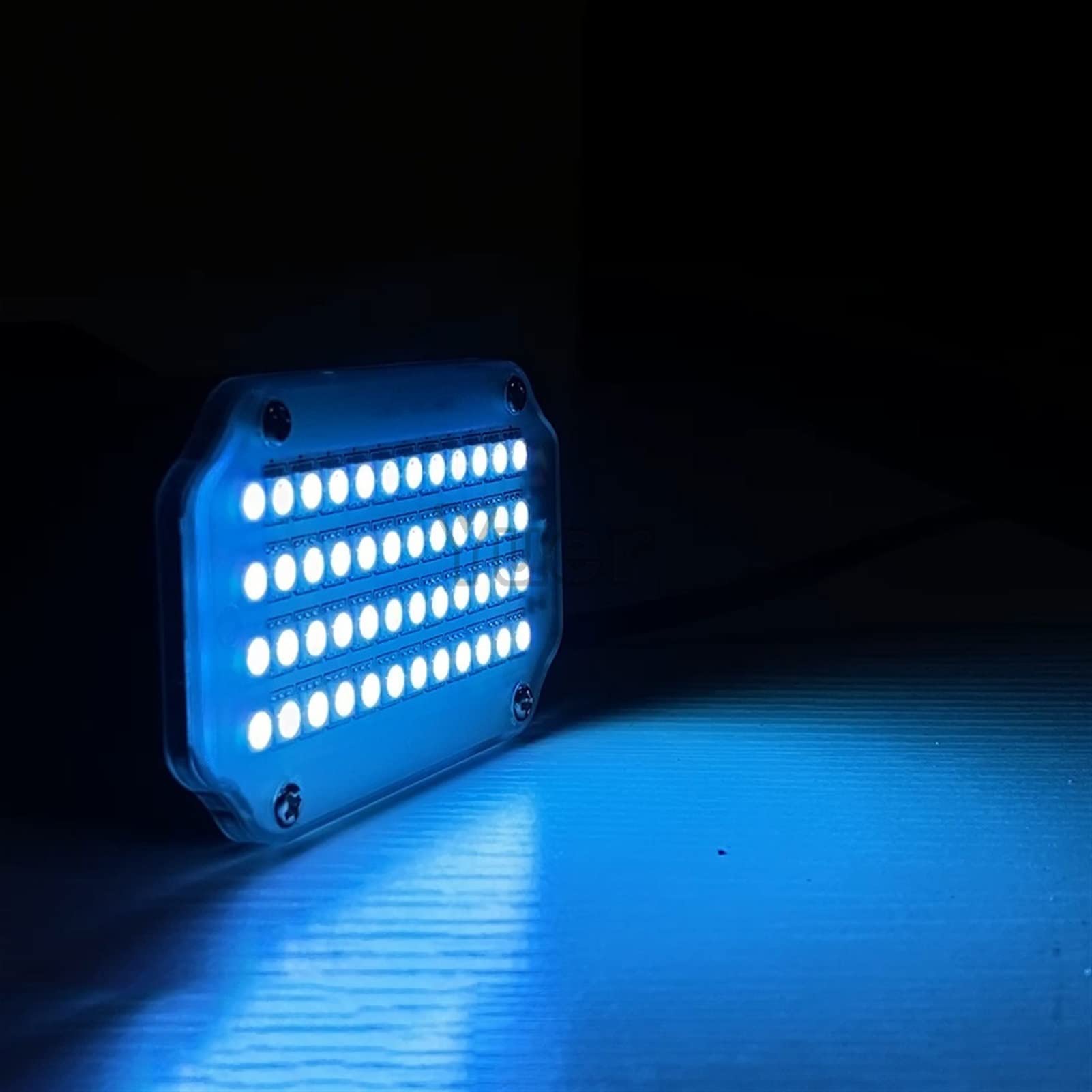 DJ-Licht für Partys, 4. 8LE. Ds. SMD 5050. LED-Strobe-Licht rotierende Stimme aktiviert LED Bühnenlicht Partei Festa Disco Stroboskop Birne
