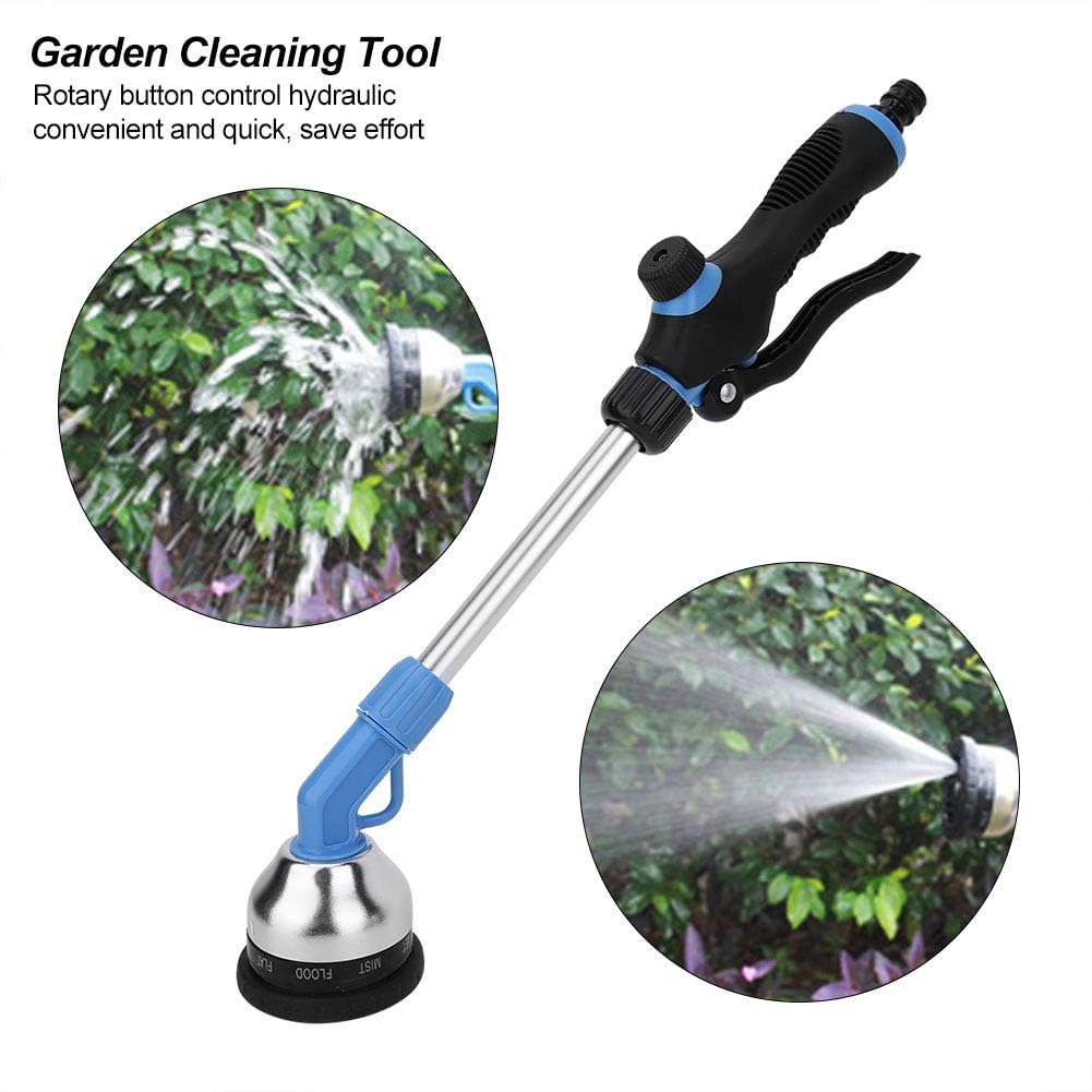 XHTLLO Garden Wand Hose Sprayer, Garden Multifunction Watering Sprayer with 9 Nozzles, Alloy Material, Ergonomic Design, Ideal for Car Washing, Plant Watering, and Household Cleansing