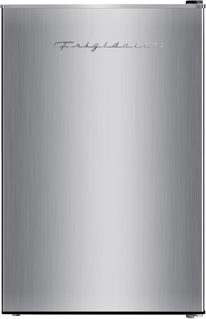 Frigidaire EFR321-AMZ 3.3 cu ft Stainless Steel Mini Fridge, Perfect for Home or The Office, Platinum Series