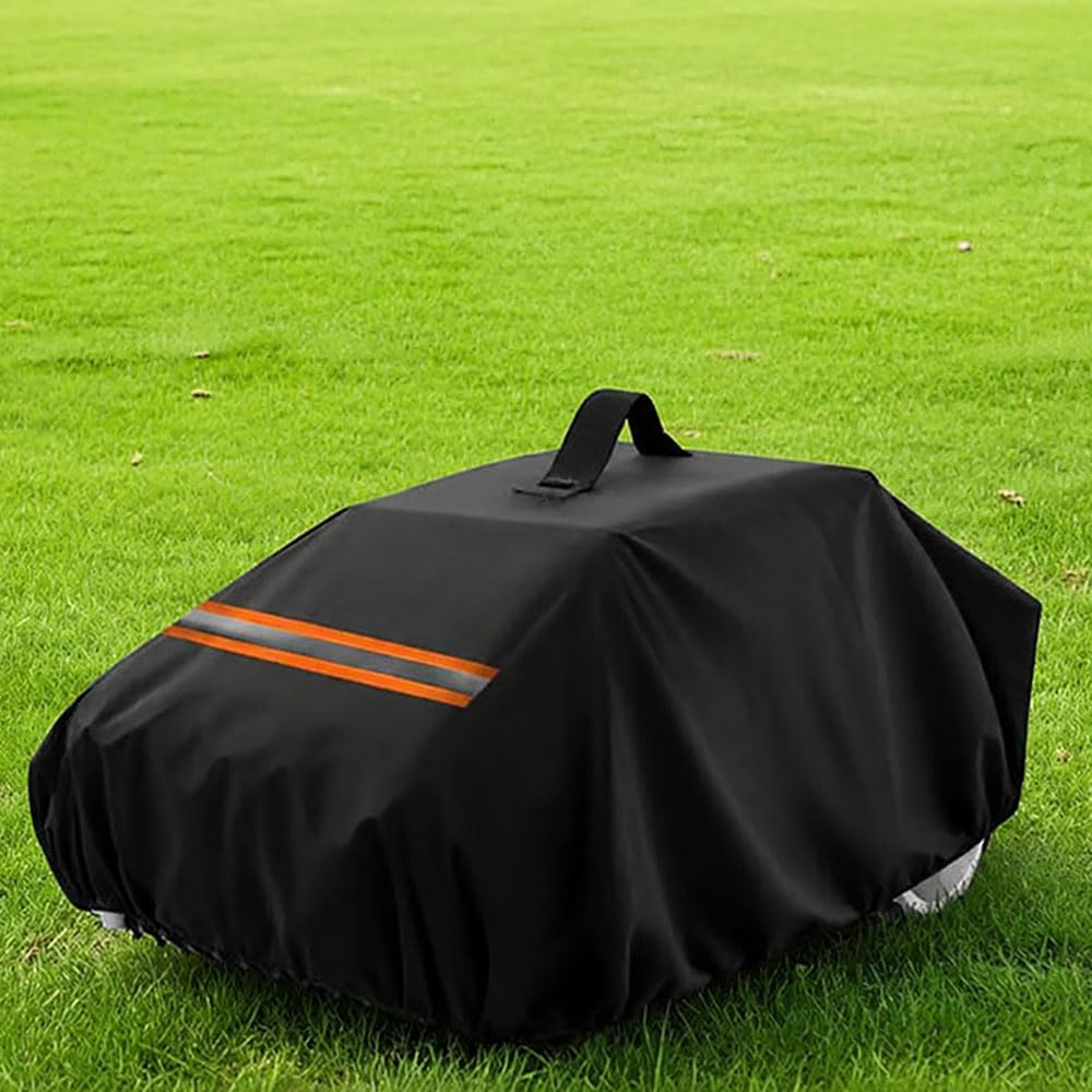 Funda para Robot Cortacésped para Yard Force Classic 300B, Cubierta Protectora Impermeable Oxford 600D con Cordón