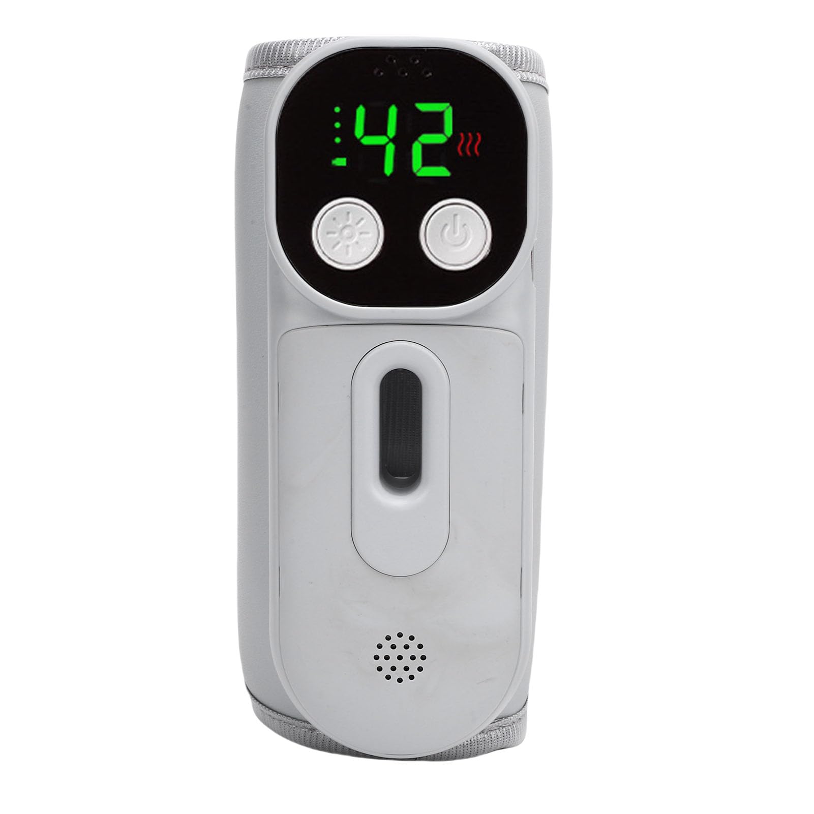 Fdit Innovativo Scaldabiberon Portatile, Riscaldamento Rapido 7 Temperature per Viaggiare in Movimento Riscaldamento Surround a 360° per Neonati Materiale: Pelle PU