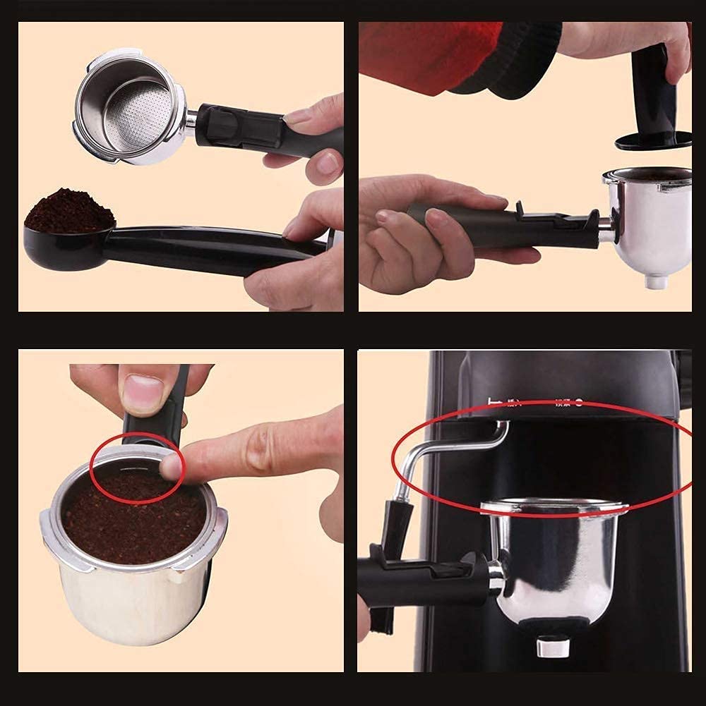 Ekspres Przelewowy Do Kawy Espresso Bar 4 Filiżanki Cappuccino Z Spieniaczem Do Mleka I Karafką