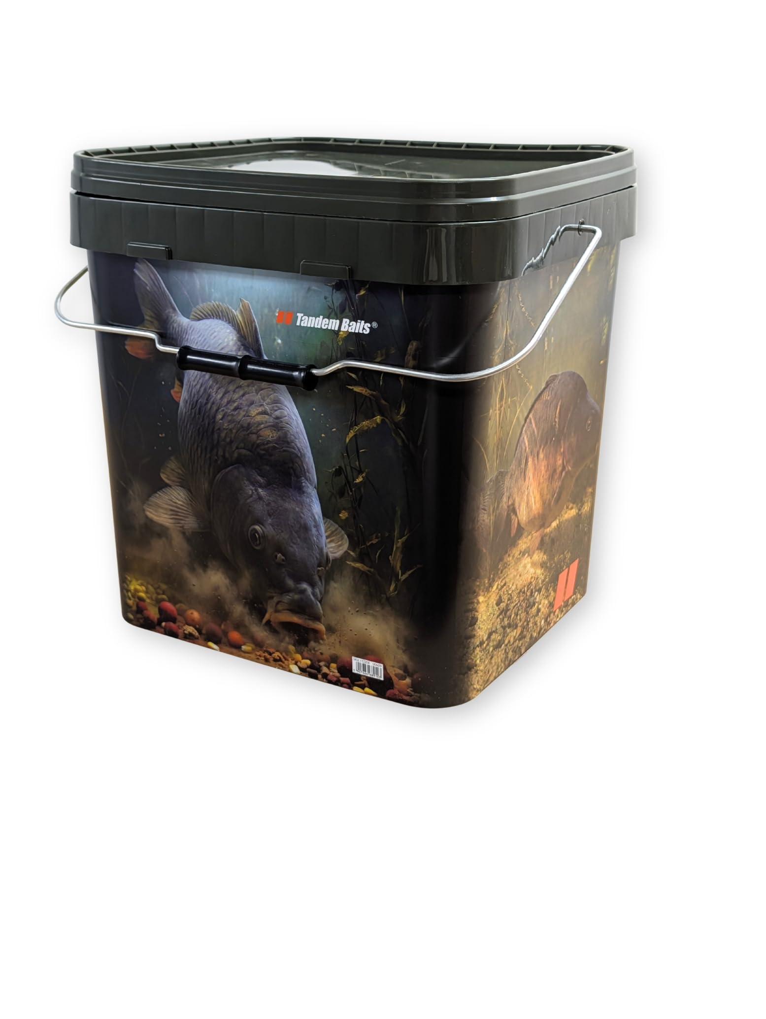 Tandem Baits Seaux de Pêche Carpe avec Couvercle 17l