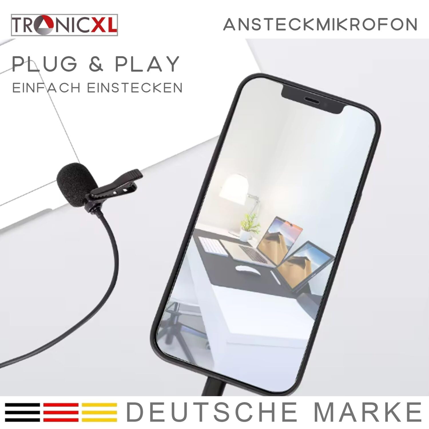 Element EM-91CU USB Condensator Microfoon Incl. Kabel en Suspensie Klem
