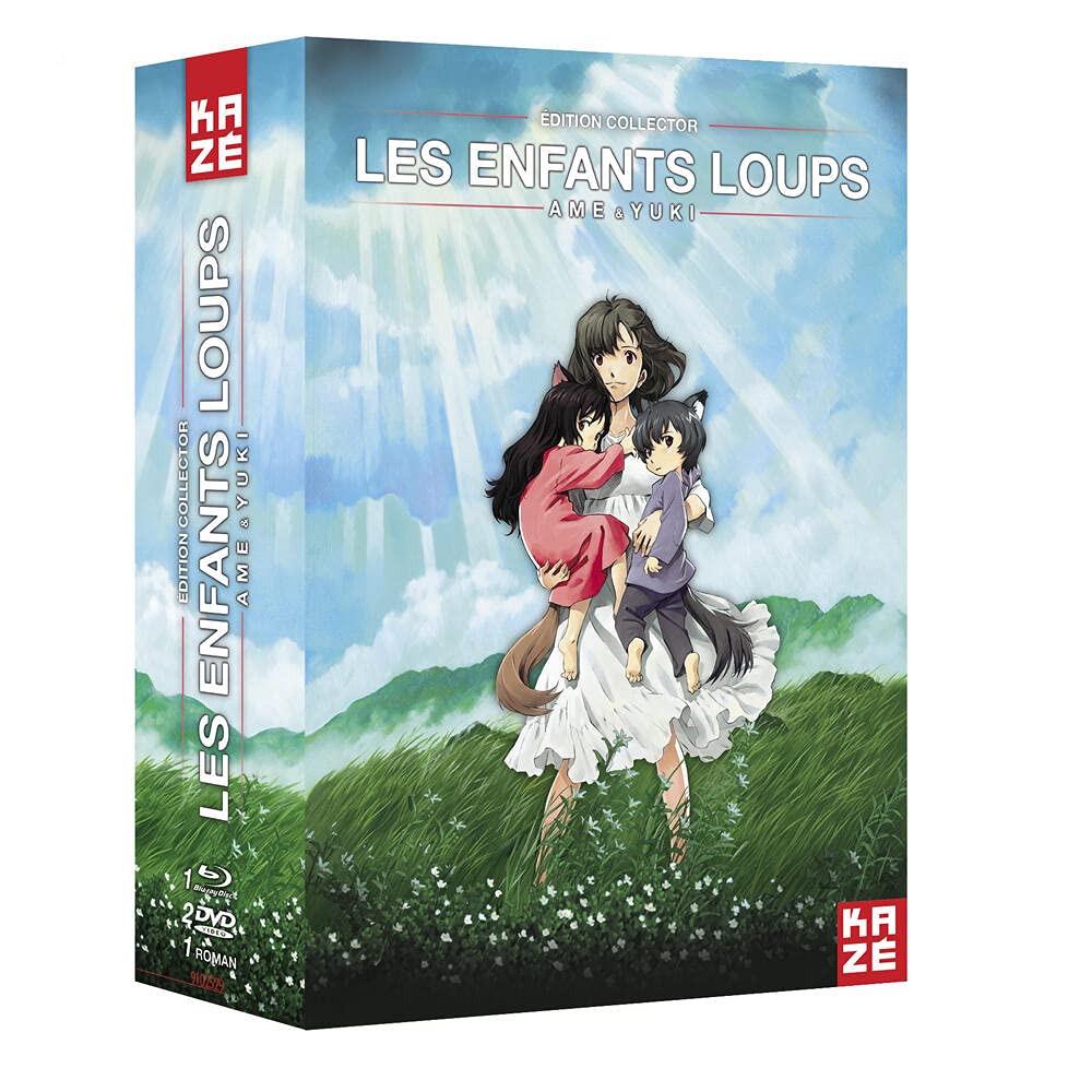 Les Enfants Loups Ame et Yuki [Édition Collector Blu-ray + DVD + Livre]