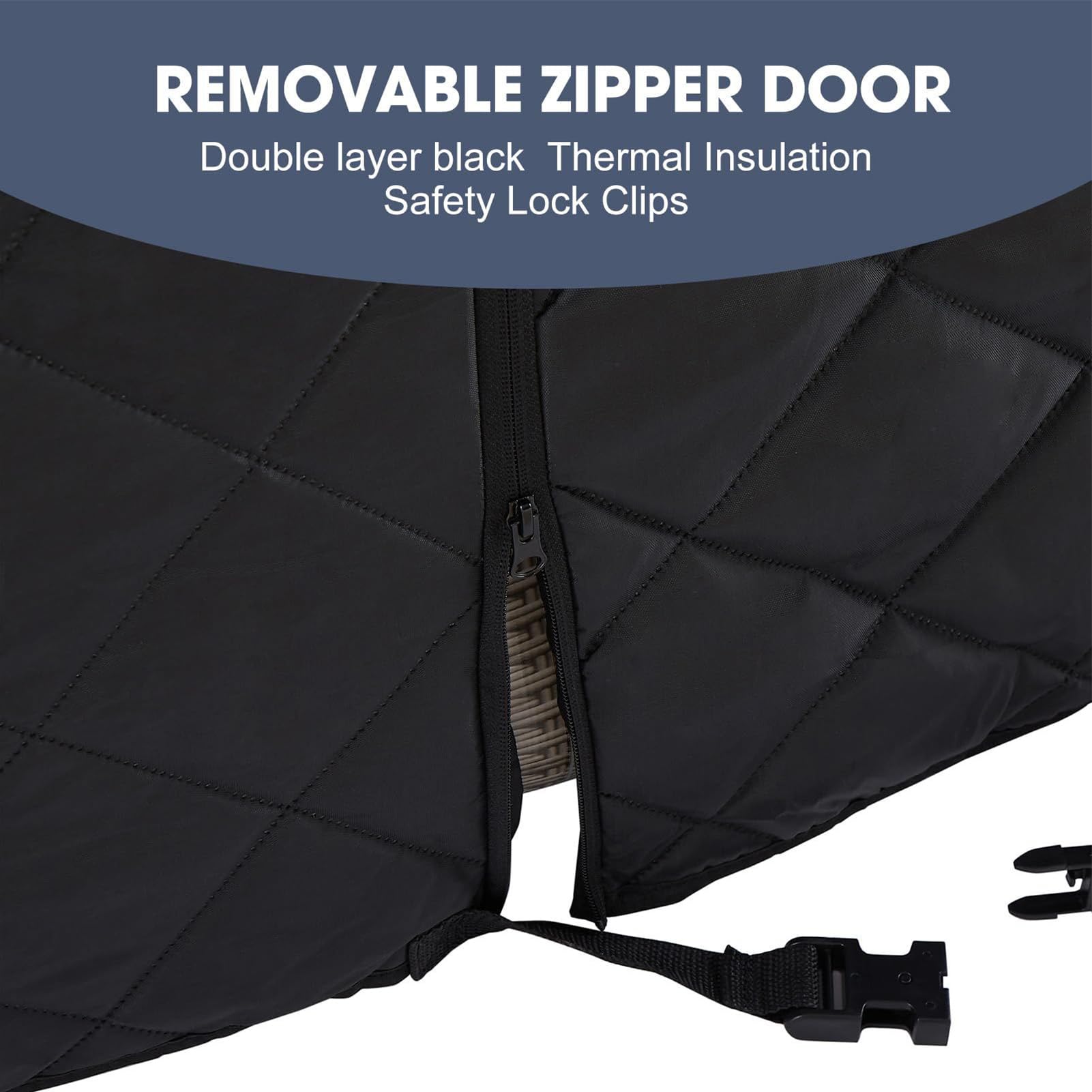 Aislante Para Bañera De Hidromasaje Protección Impermeable, Térmica y Solar | Cubierta Con Aislamiento De Spa Protector Portátil Antipolvo para Jardín, Invierno, Hogar, Comercio y en Clima Frío