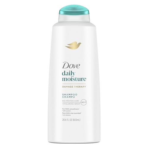 Dove Damage Therapy Shampoo Daily Moisture for Dry Hair Shampoo with Bio-Protein Care 20.4 fl oz