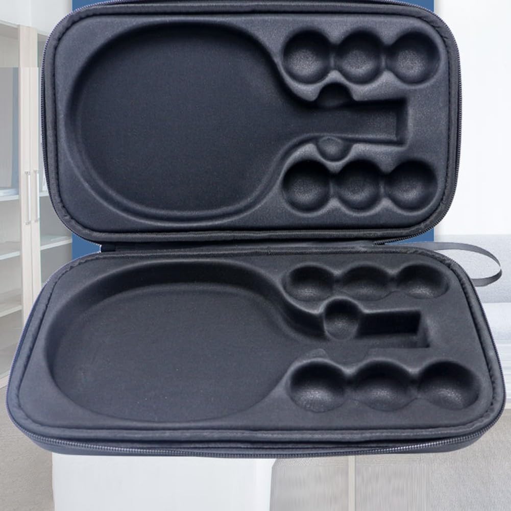 Besttoolifes Housse pour raquette de tennis de table - Coque rigide pour sac de pagaie en EVA