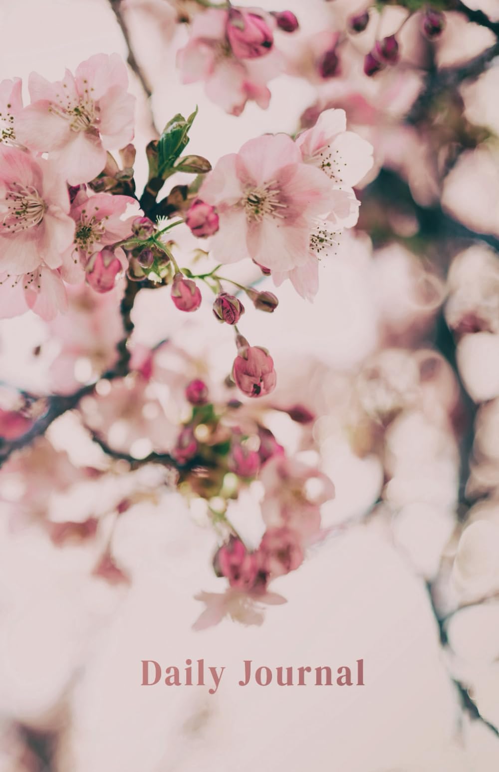 Japanese cherry blossoms Notebook (Diary, Journal): a romantic and somewhat nostalgic soul | 128 pages, 5,5"x8,5" Lined notebook