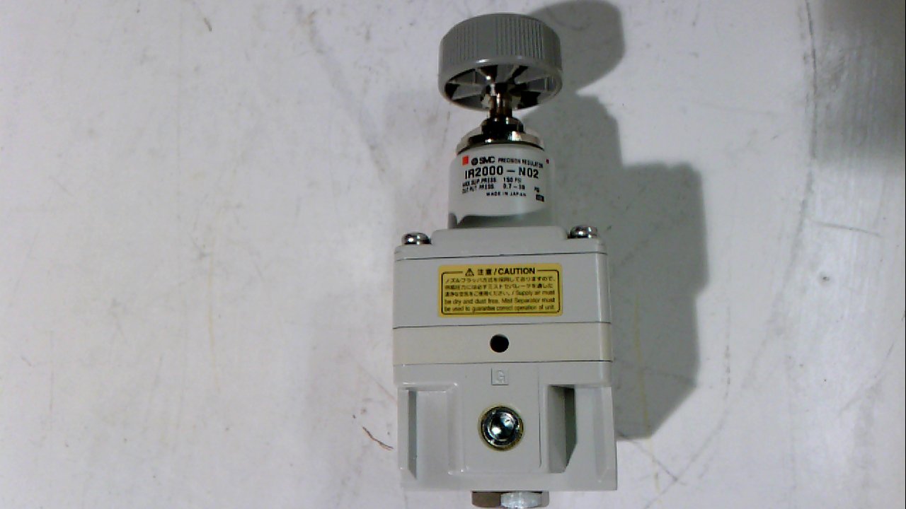 SMC IR2000-N02 Precision Regulator, 150PSI MAX, Output: 0.7-30PSI