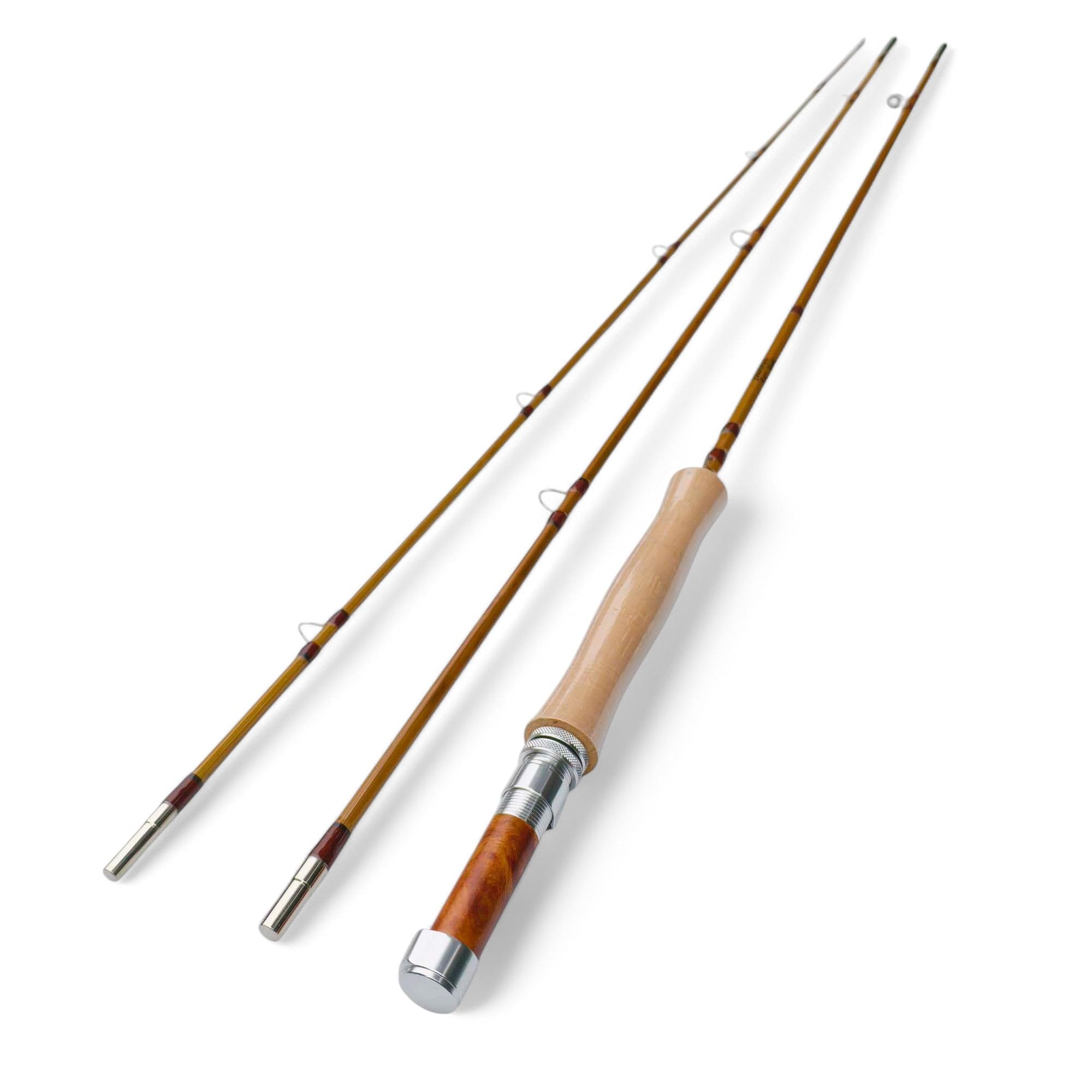 5wt | 2,4 m | 3 pièces | Canne à mouche en bambou | Payne 202