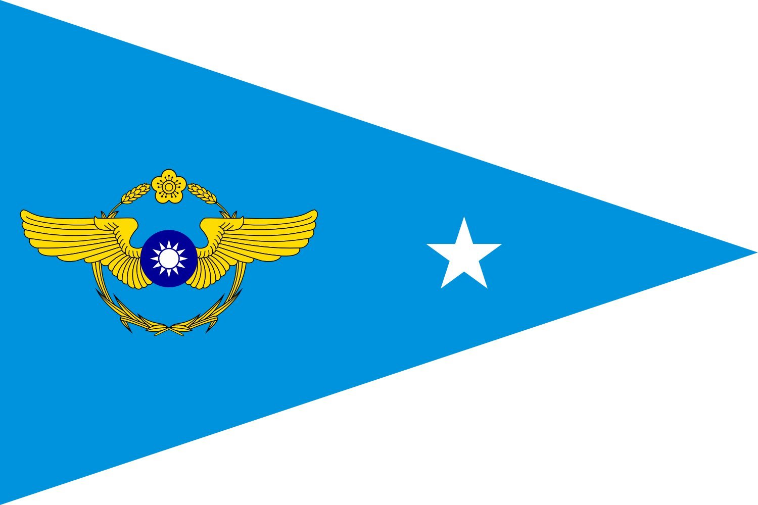 Drapeau ROCAF Major s Flag 1962 grand format prestige pour collectionneur d histoire