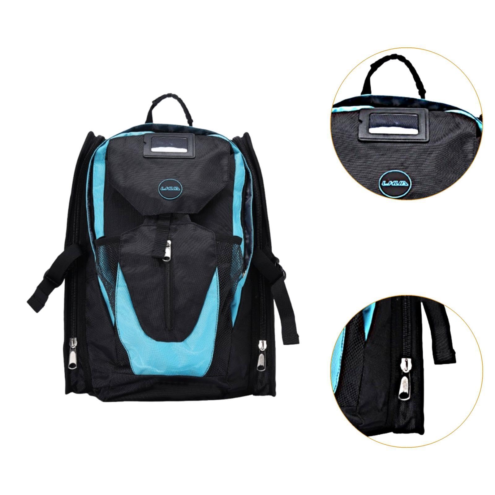 Rollschuhrucksack mit Verstärktem Griff, Kinder Rollschuhrucksack, Schlittschuhtasche, Aufbewahrungstasche für Rollschuhe