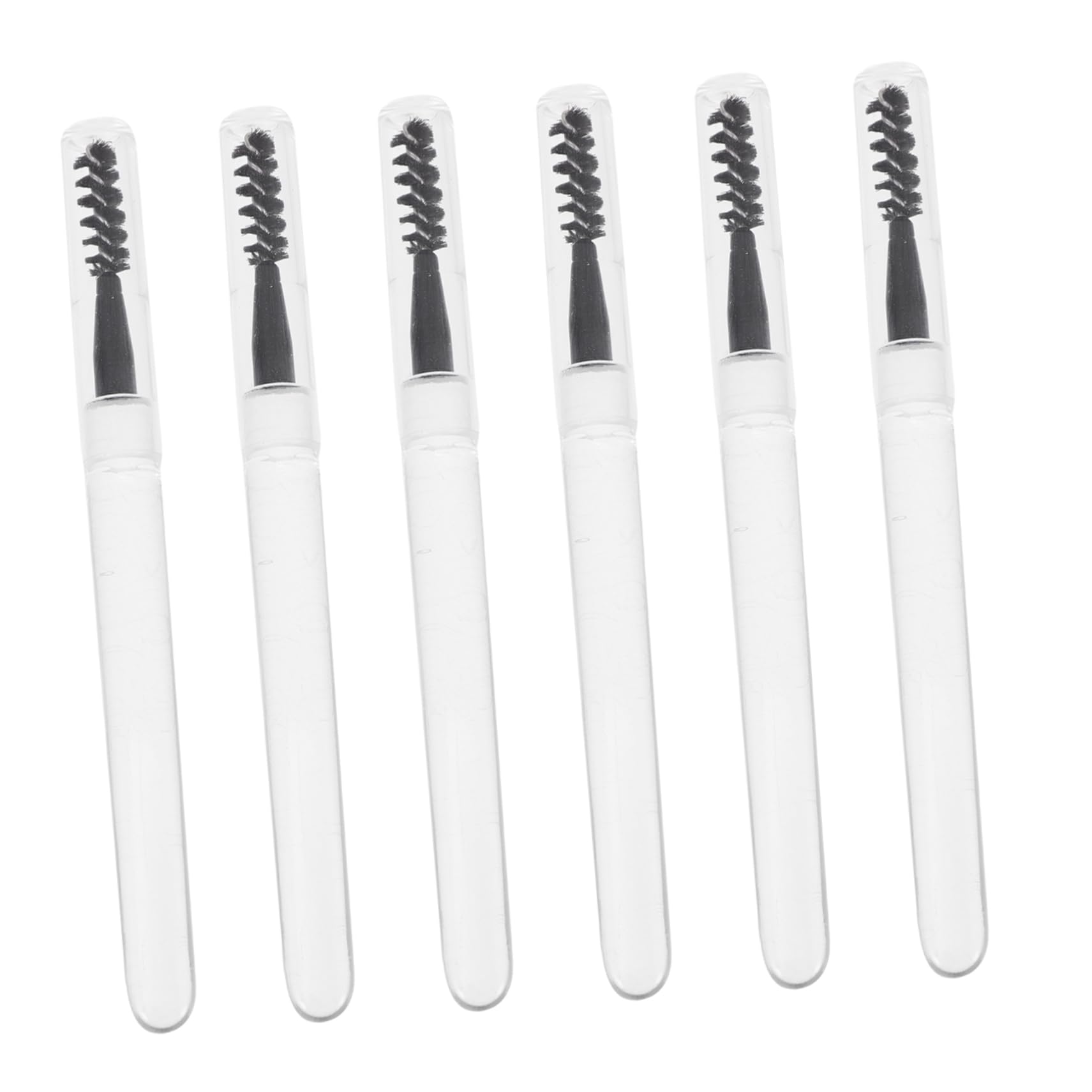 Beatifufu Makeup Eyelash Brush Set 6pcs Brush Wand Eyelash Applicator Brow Brush for Women Natural Look Easy to Use