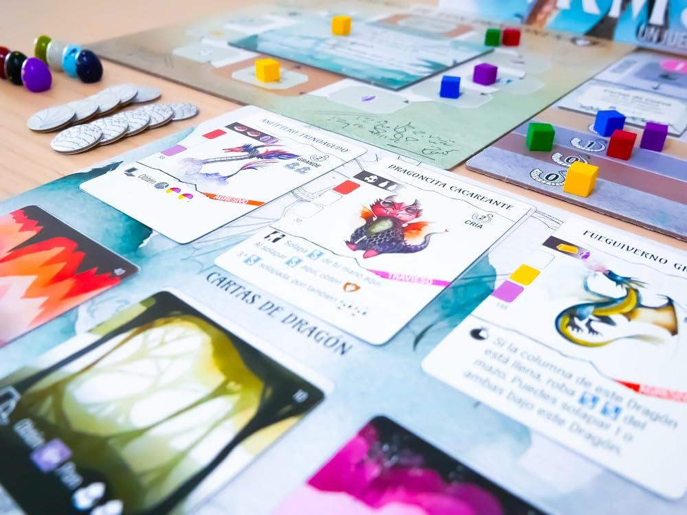 Maldito Games - Wyrmspan, Juego de Mesa, Versión en Español, Temática de Dragones, Premio Golden Geek 2024 (MLDG410201)
