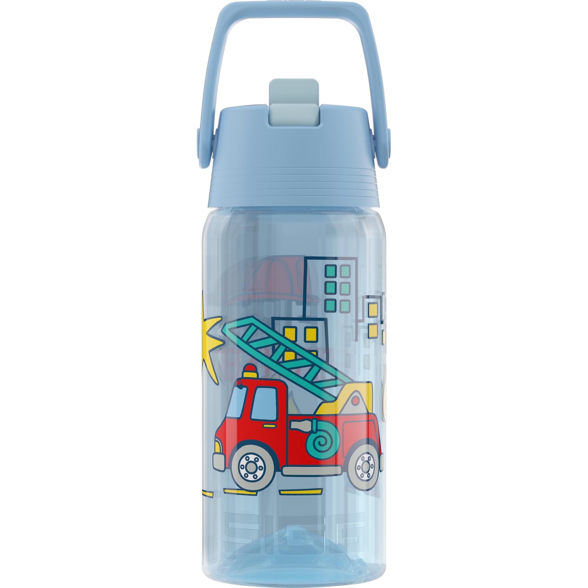 Sigg - Kids Water Bottle - Viva FLIP Fire Fighter - BPA-free - 0.5L