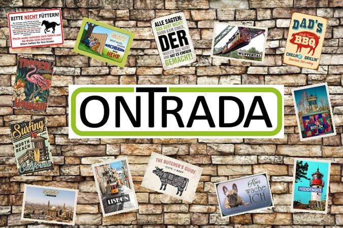 Blechschild 20 x 30 cm, gewölbt, Bitte nicht füttern, Pferd, Warnschild, Hinweis, dekoratives Geschenkschild