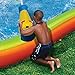 BANZAI Big Blast Water Park, Length: 14 ft 5 in, Width: 10 ft 7 in, Height: 7 ft 11 in, Inflatable Outdoor Backyard Water Slide Splash Bounce Climbing Toy,Blue/Orange