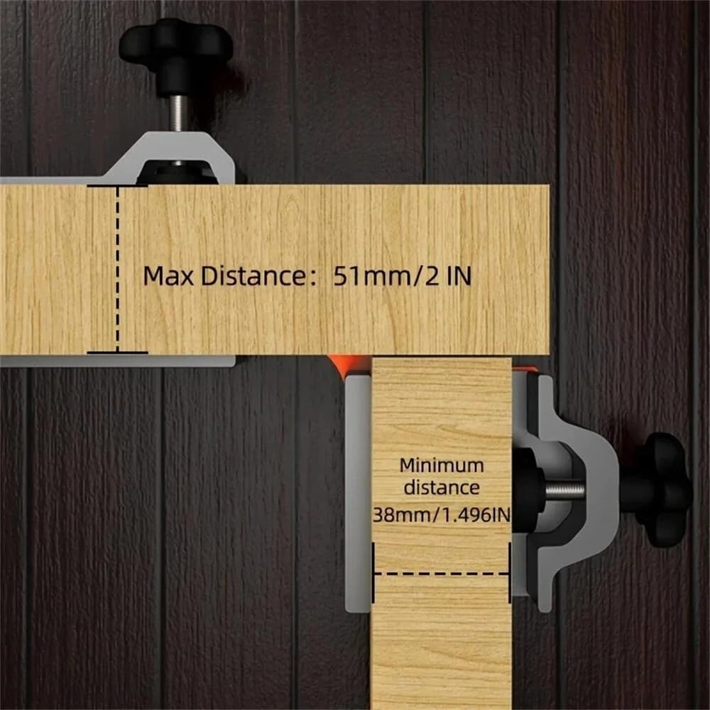 VIDOO Aluminiowe Narzędzie do Ram Ulepszone 16/24 cala On-center Stud Layout Precyzyjne DIY Stolarskie