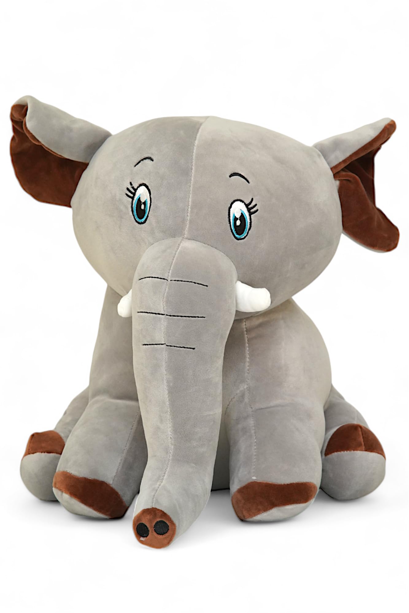 Teddyera Elephant Soft Toy Stuffed Animal | Big Size, Lightweight, Ultrasoft Fabric, Flexible Body, Best Pillow for Baby, Birthday Gift | Big Cuddly 55cm, Gift for Everyone (B0CXMHM38T) Amazon Price History, Amazon Price Tracker