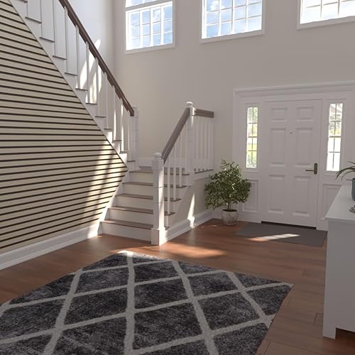 Miniatura 7 de Ekena Millwork Kit de panel de pared de listones de madera ajustables de 47 pulgadas de alto x 38 pulgadas de alto, con listones de 2 pulgadas de