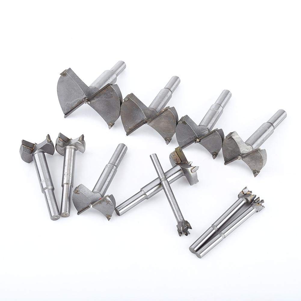 Hilitand Forstner Drill Bit Cemented Carbide Woodworking Boring Flat Wood Hole Saw Hole Cutting Tool(45Mm)