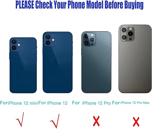 Miniatura 3 de Juego de 2 piezas de repuesto para lente de cámara trasera 1212 mini para iPhone 12  iPhone 12 Mini, antiarañazos y resistente al agua, cubierta de