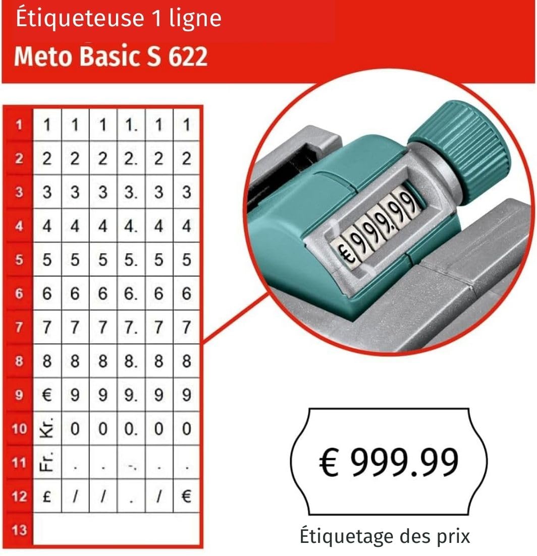 METO Original Basic S Pince à étiqueter - prix