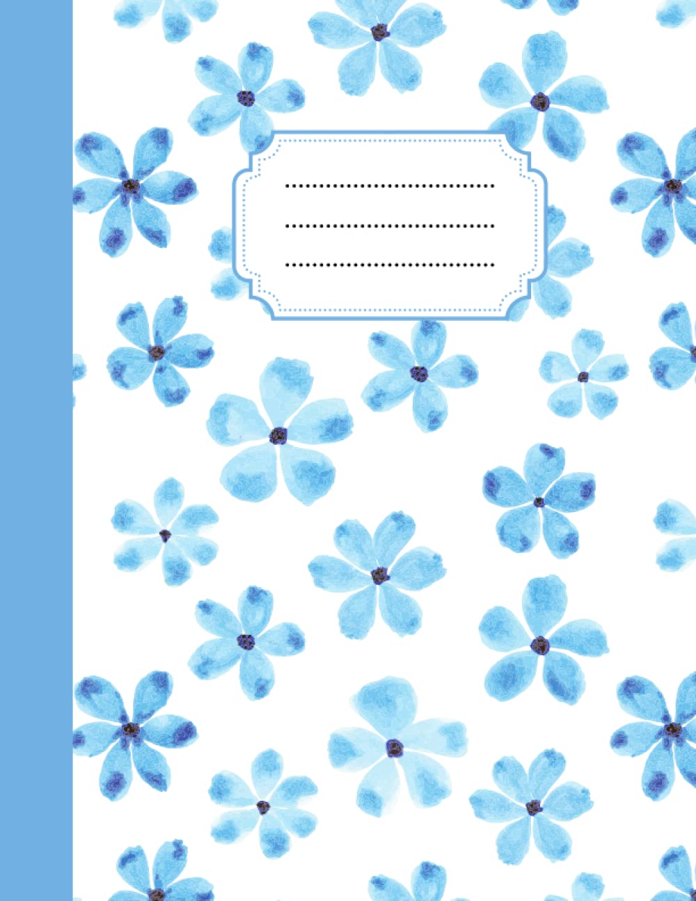 Floral Theme Notebook Journal, Ruled Sketch Book Notepad Diary Memo Planner, A4 Size & 120 Sheets: Floral Theme Notebook