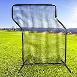 HIGOOD Baseball Protective Screen,7x5FT Z Screen Baseball Pitching Screen,Baseball Softball Pitching