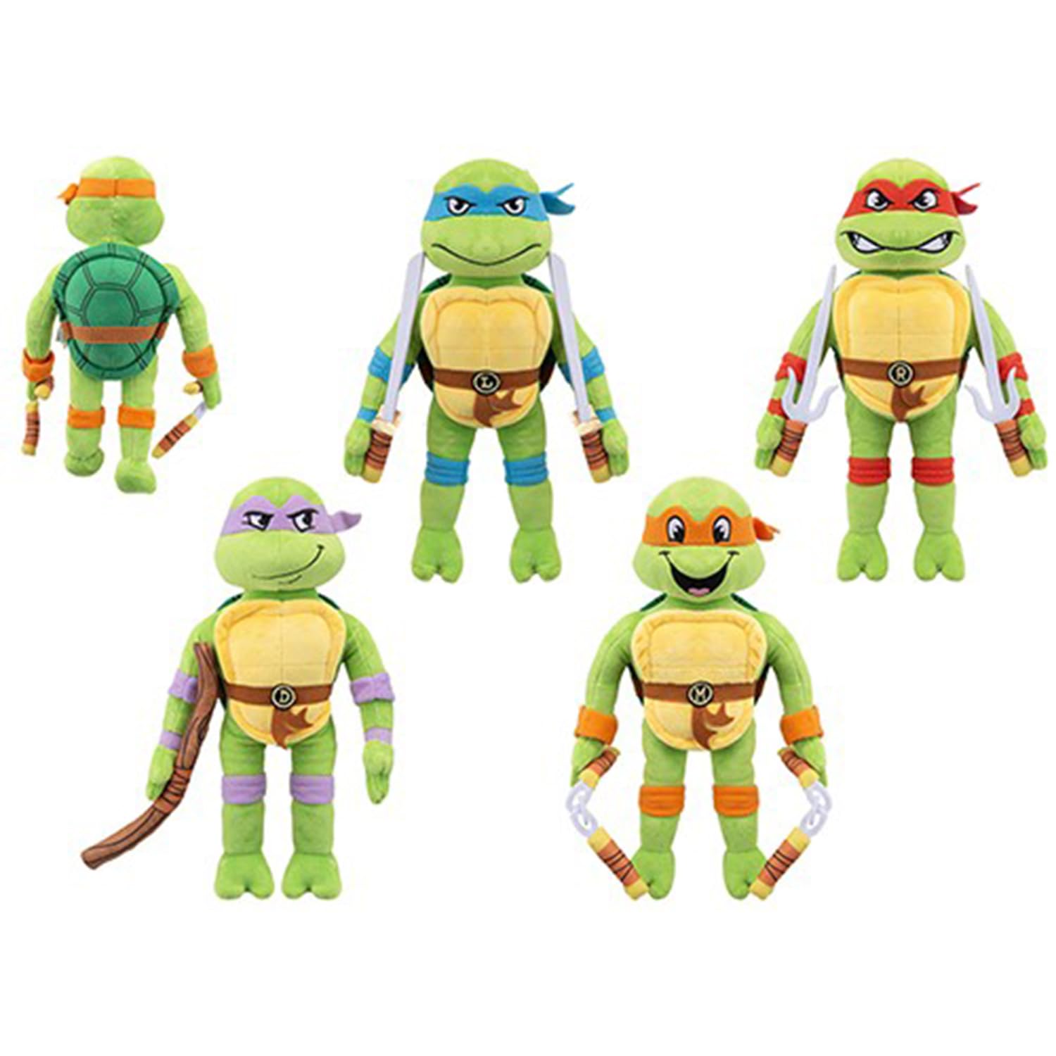 Assorted Plush Teenage Mutant Ninja Turtle - 27.94 cm - Multicolor Plushies, Perfect for Party Favors & Giveaways (1 Pc.)