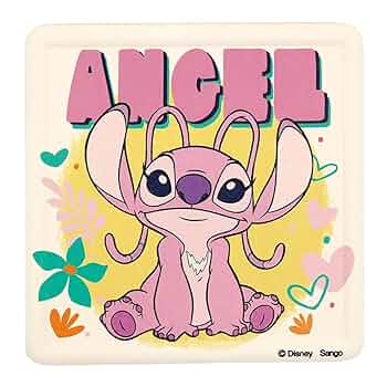 小皿　エンジェル　ディズニー　陶器　スティッチのお友達 小皿 エンジェル ディズニー 陶器 スティッチのお友達