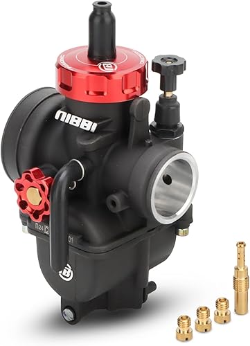 NIBBI Carburador PE24,0.945 in para motor de motocicleta de 150 cc con chorros de carbohidratos  para Dirt Pit Bike Mini Bike Motocross GY6