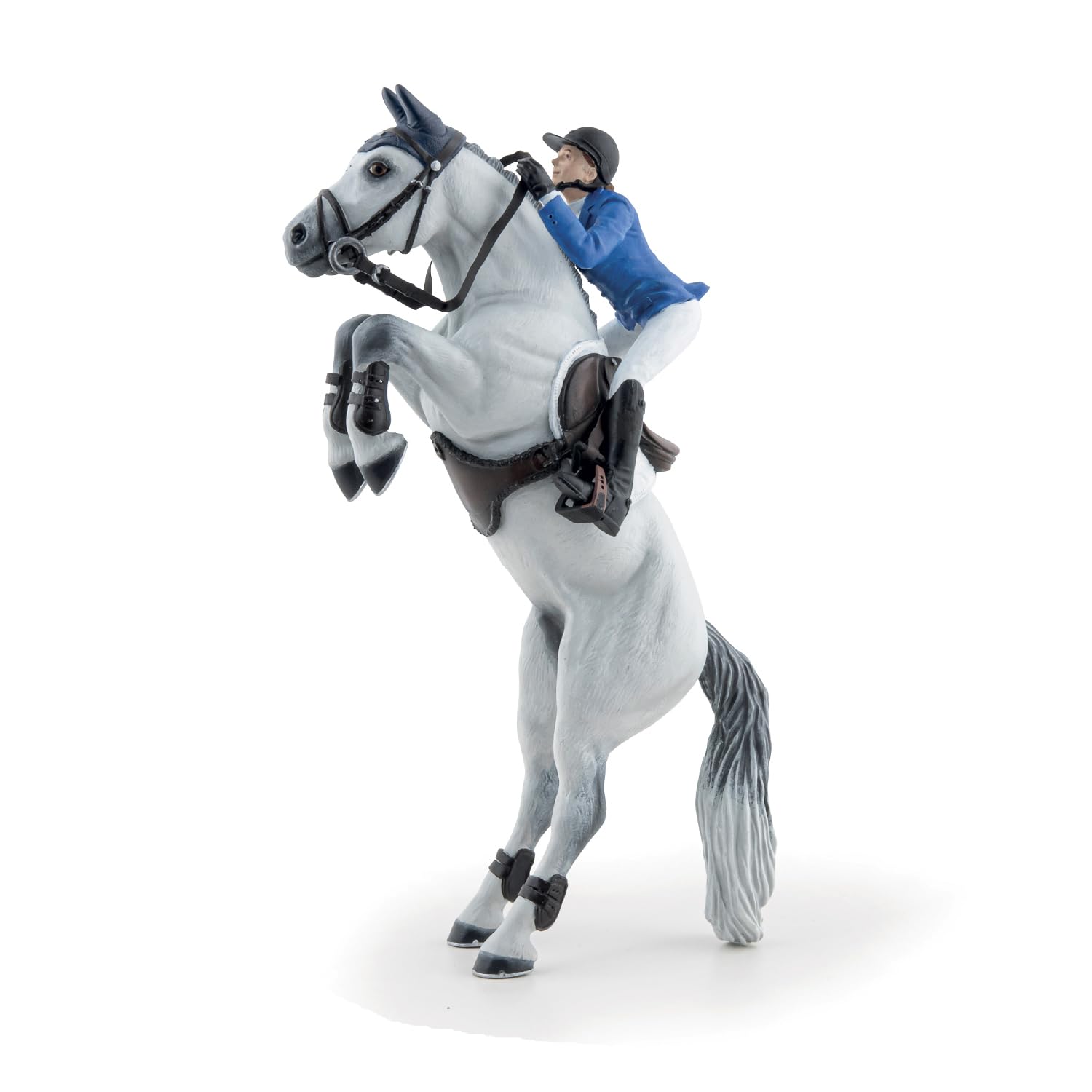 PAPO - Realistic Penelope And Mylord Horse And Rider Figure - Ages 3+ - Equestrian World Collection - Creative Play Horse Riding - Gift Idea Toy for Girls and Boys