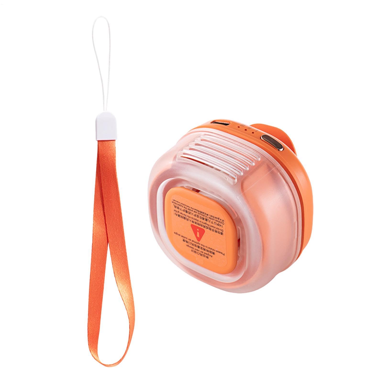 Ventilador de cinturón portátil con clip de 3 velocidades y batería recargable de 1000 mAh