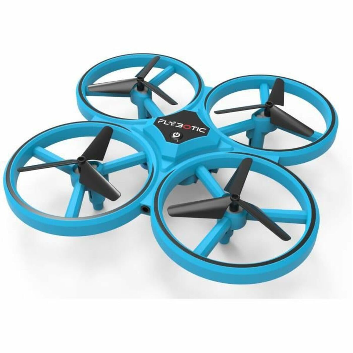 FLYBOTIC - Drone parpadeante Control remoto Luminoso led - Doble control remoto-360 ° Parpadear - Alcance 30 metros - Juguetes para niños - Juguetes para niños y adultos a partir de 8 años