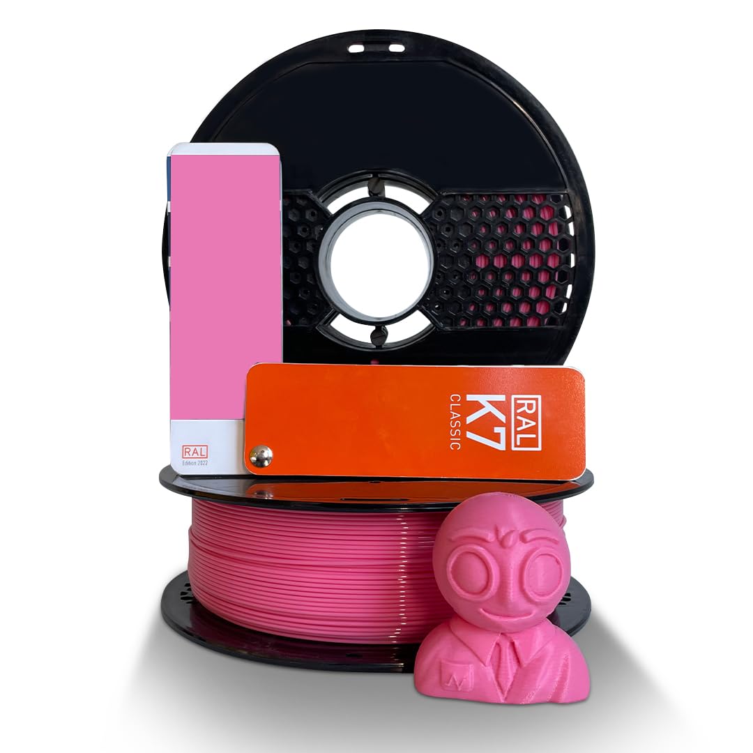 NFIL3D 1.6KG HS PLA+ Bubblegum Pink - 3D Printer Filament | Filaments for 3D Printer| 1.75mm| Accuracy - +/- 0.015mm | 1000g 3D Filament, 250g Spool & 350g Packaging Weight (Total Weight 1.6KG)-picture-22