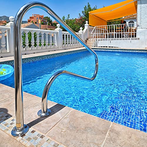 Barandal para piscina de acero inoxidable DIOB 31.5x31.5in