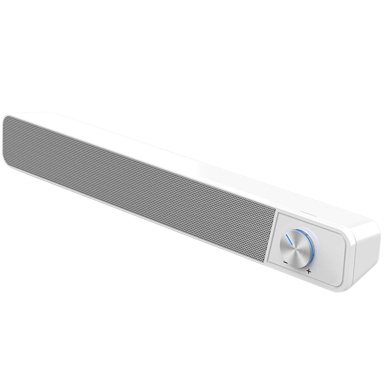 LXLTLB Soundbar przewodowy i bezprzewodowy, soundbar TV Bluetooth, głośniki audio soundbar (4 sterowniki, Bluetooth, kabel optyczny, regulacja basu) Dźwięk przestrzenny 3D, biały